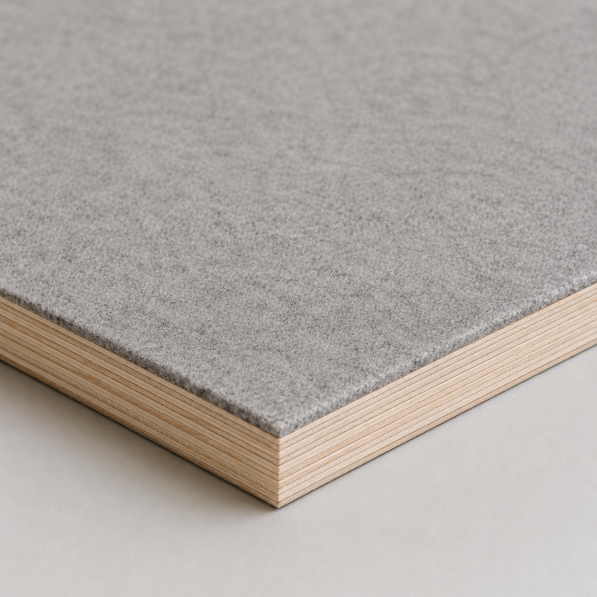 Feutre doux (gris clair)