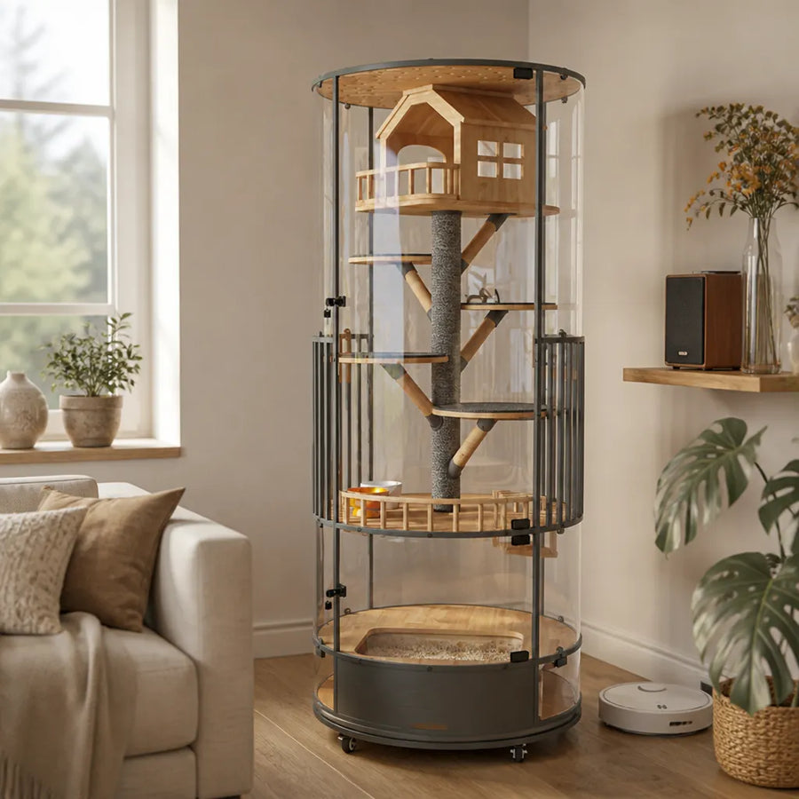 Tower of trees cat villa