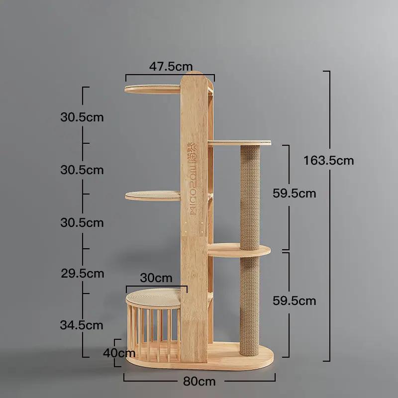 Yulan Meuble d'Escalade de Luxe pour Chats