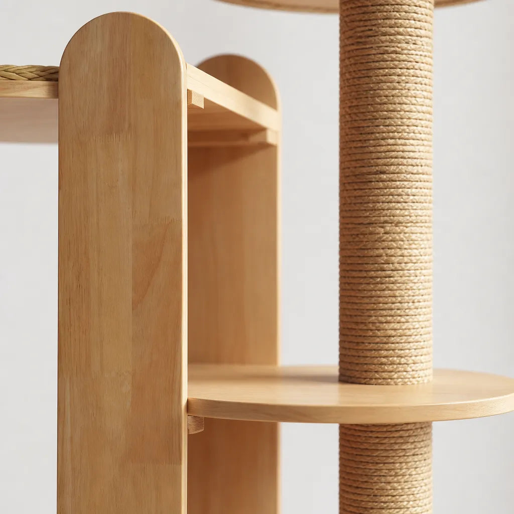 Yulan Meuble d'Escalade de Luxe pour Chats